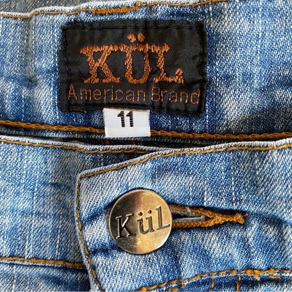 KUL denim jeans floral embellished Size 11 - Picture 3 of 8